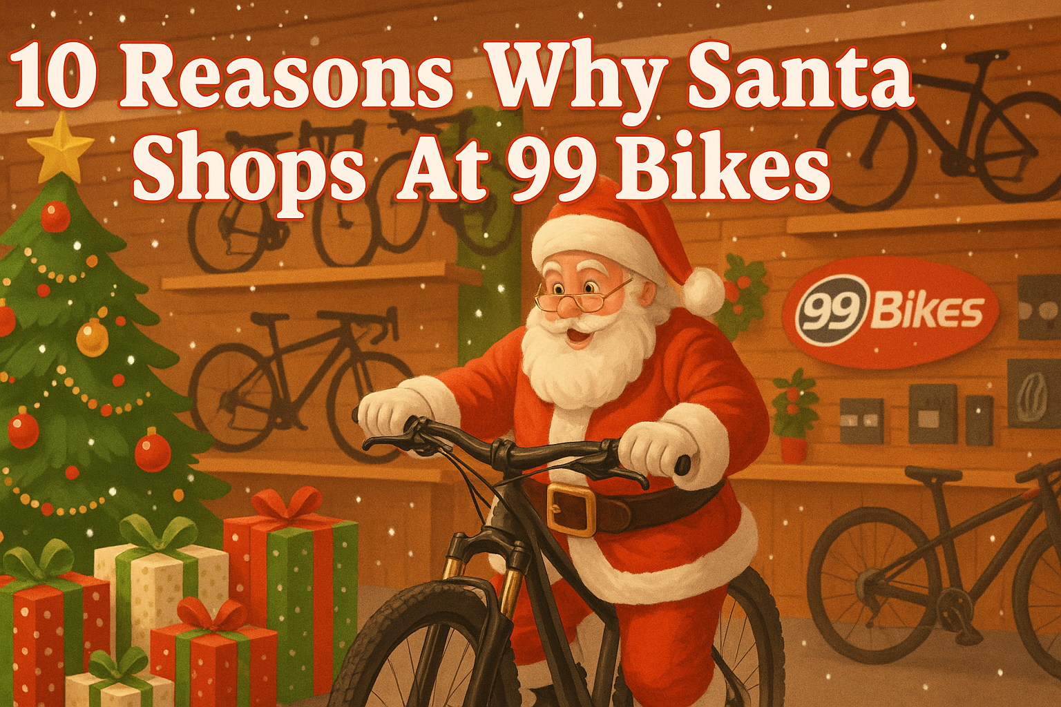 10 Reasons Why Santa Shops At 99 Bikes