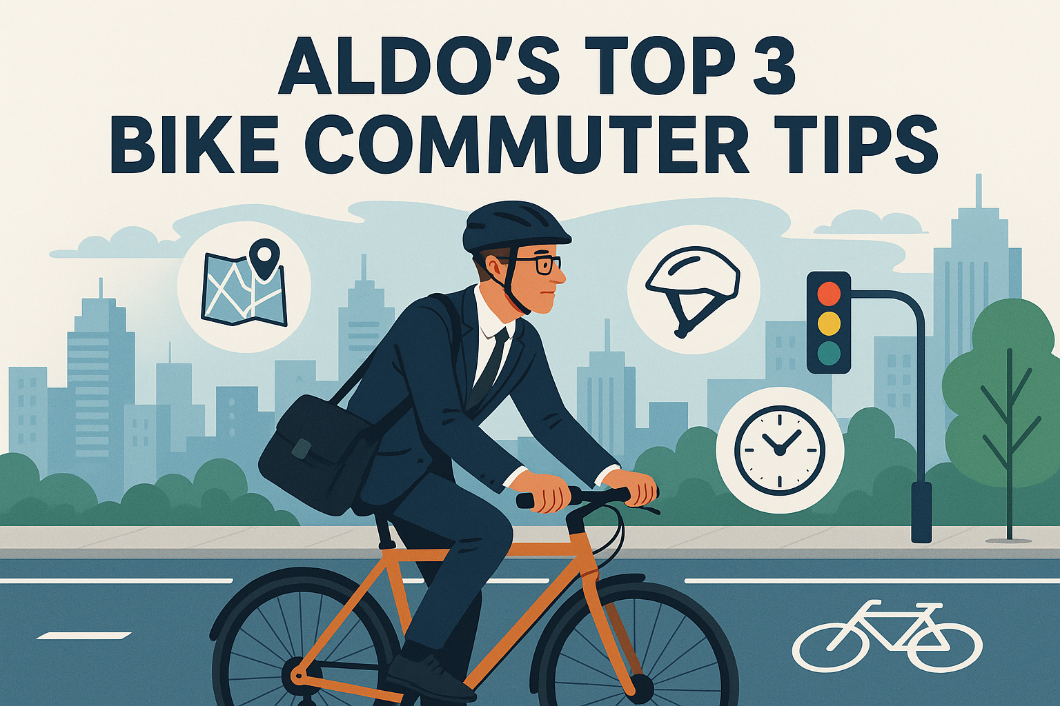 Aldos Top 3 Bike Commuter Tips