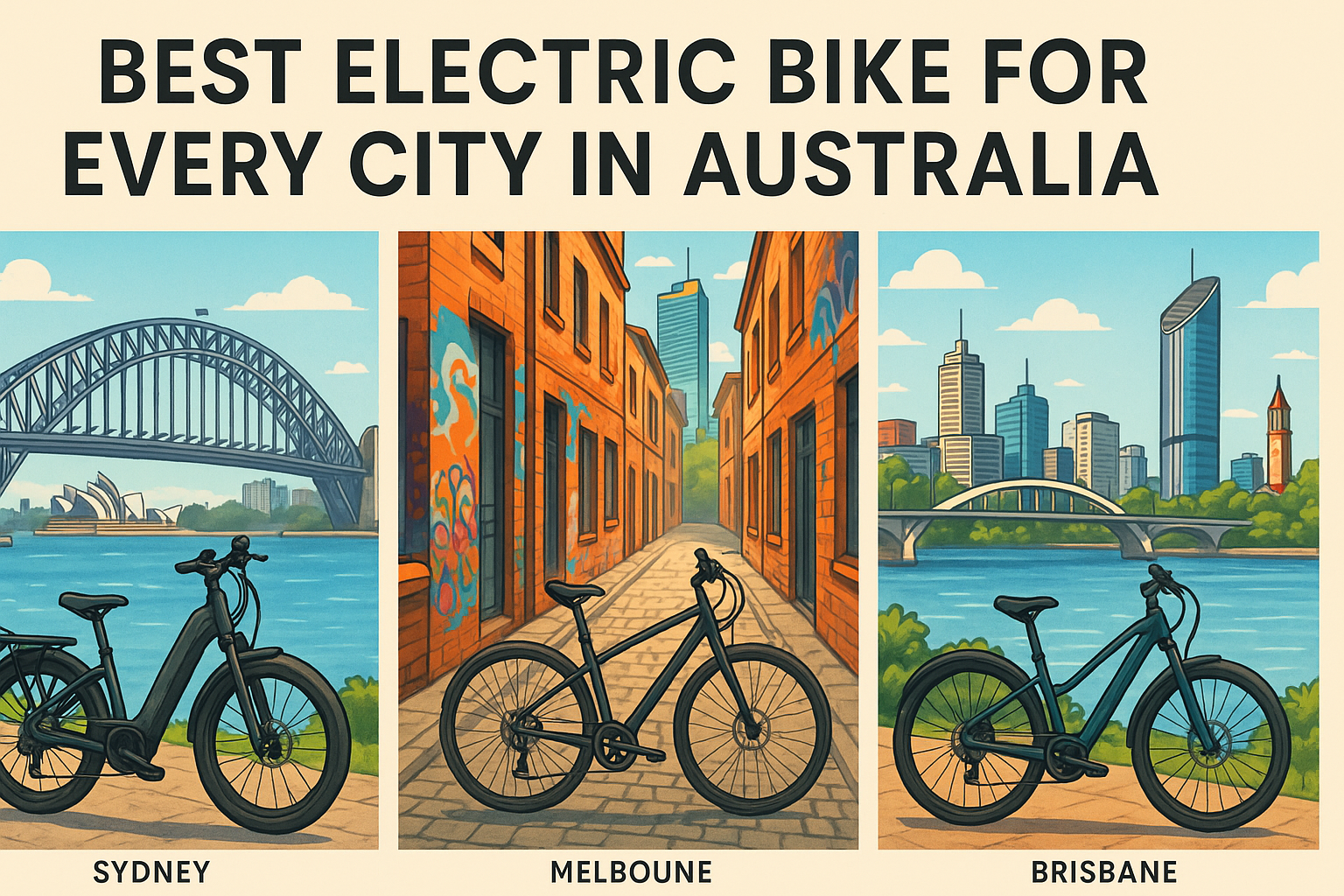 Best Electric Bike For Every City In Australia