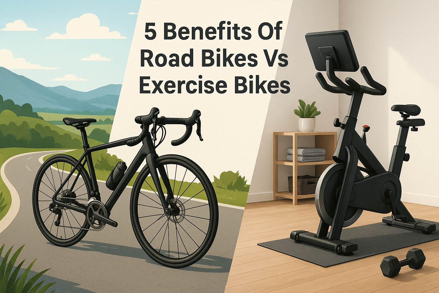 5 Benefits Of Road Bikes Vs Exercise Bikes
