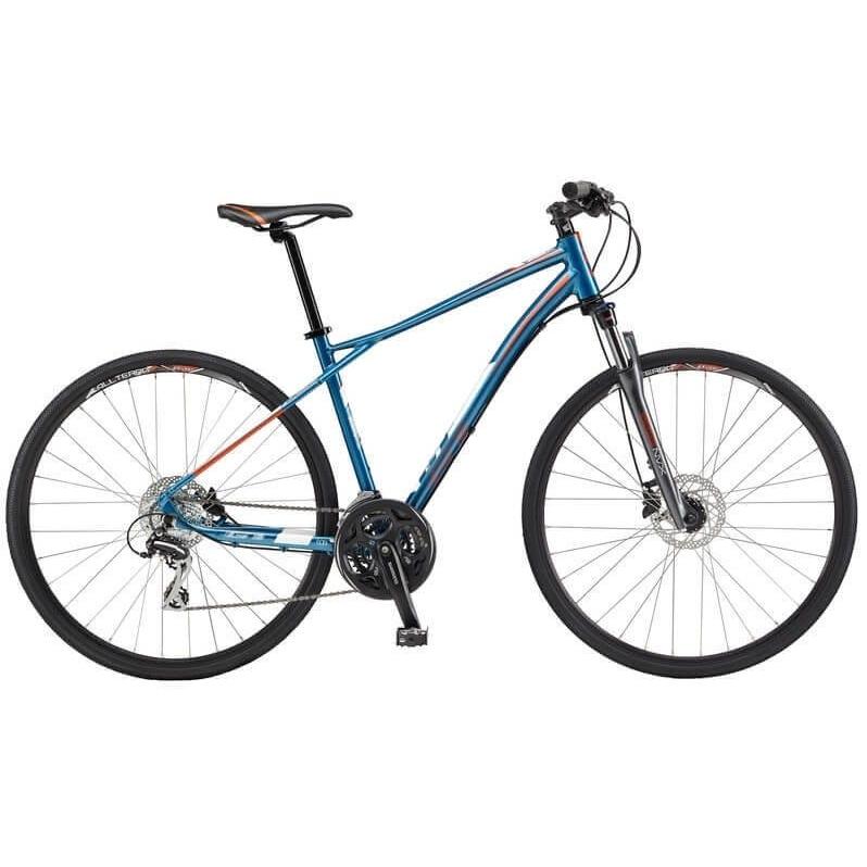gt hybrid bicycle GT Transeo 3.0 Hybrid Bike Blue (2018) – 99 Bikes