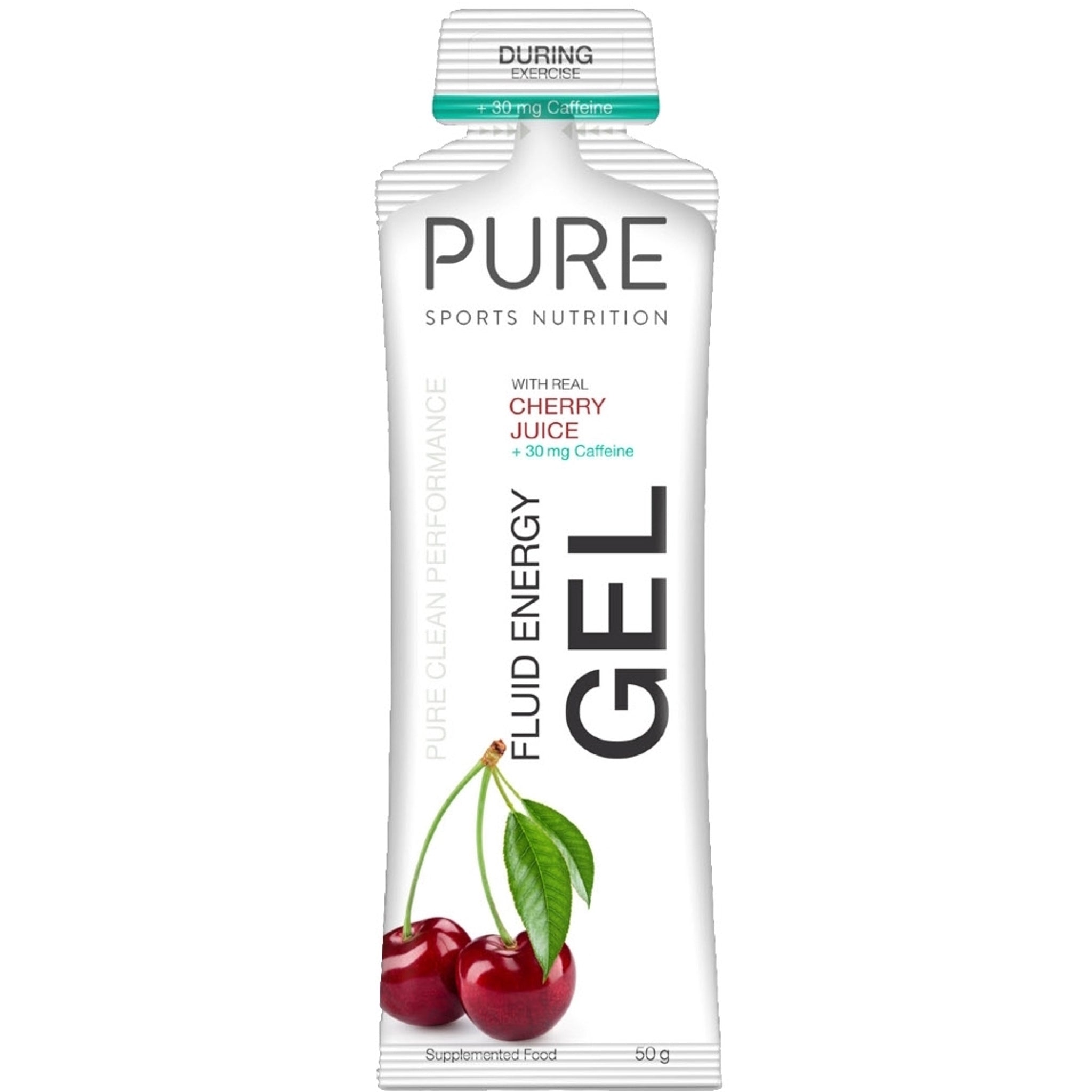 Pure Fluid Energy Gel 50G Cherry + Caffeine
