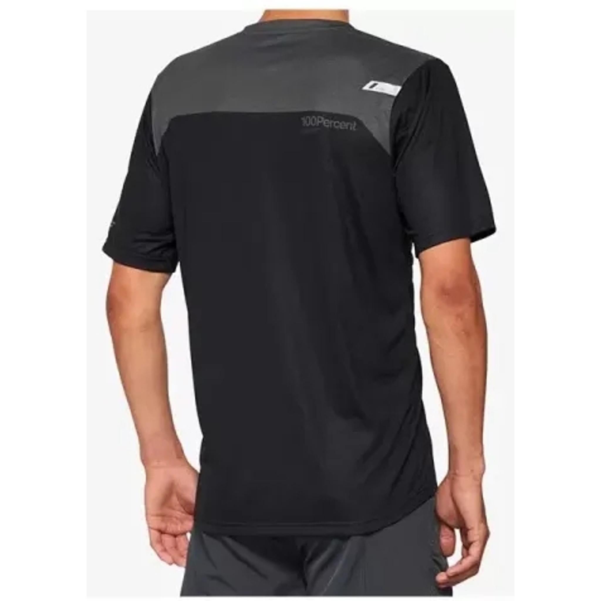 100% Airmatic Short Sleeve Jersey Charcoal