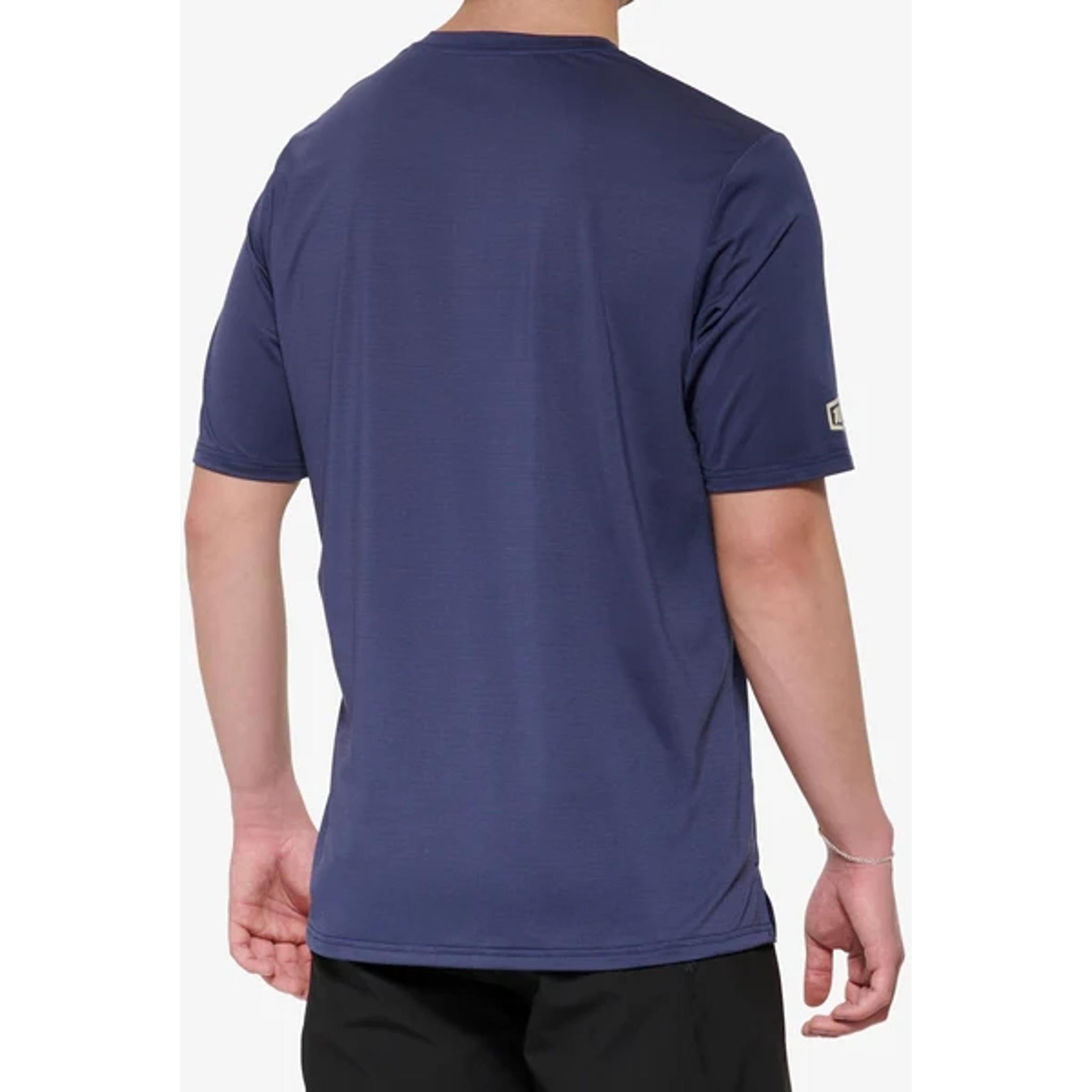 100% Airmatic Short Sleeve Jersey Indigo