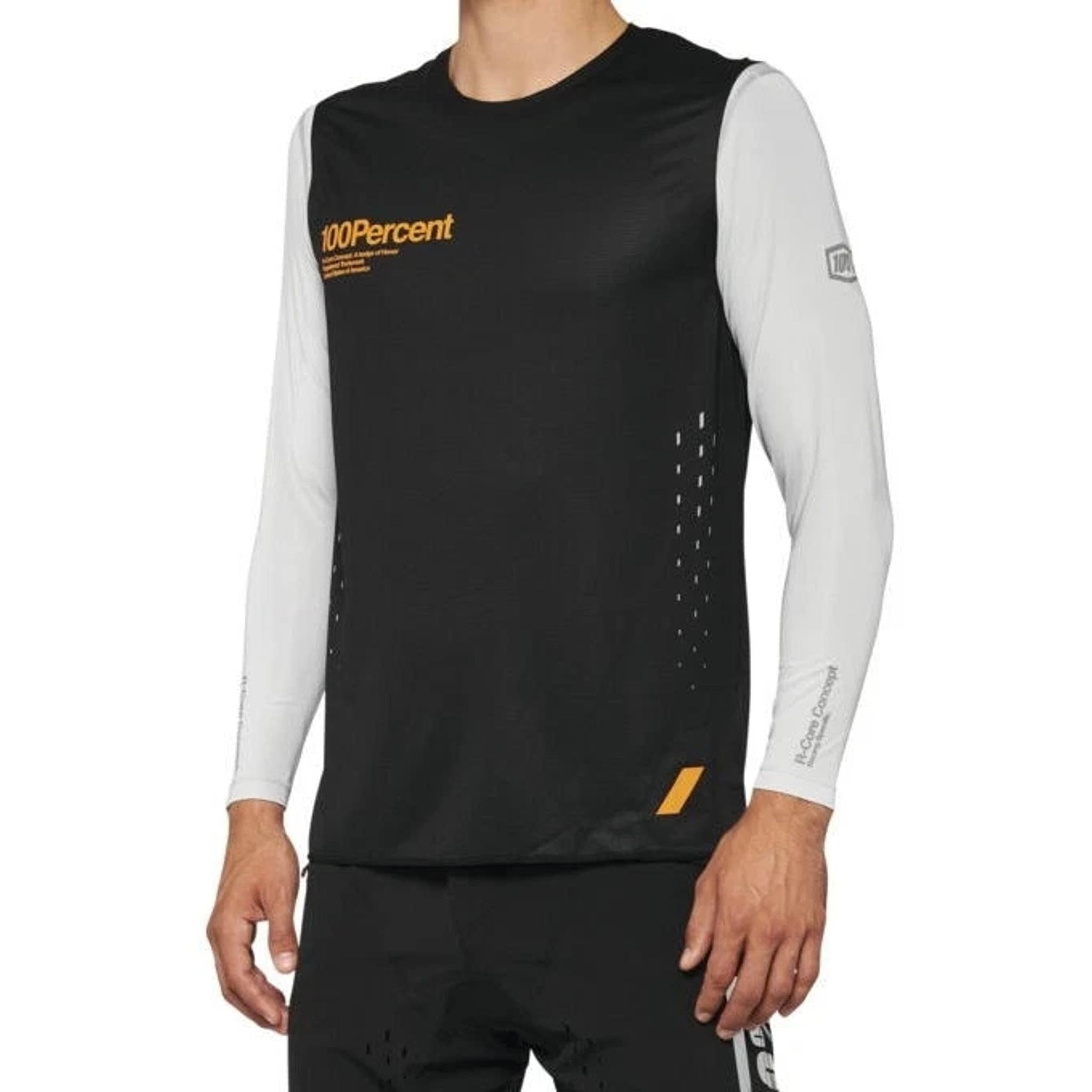 100% R-Core Concept Sleeveless Jersey Black