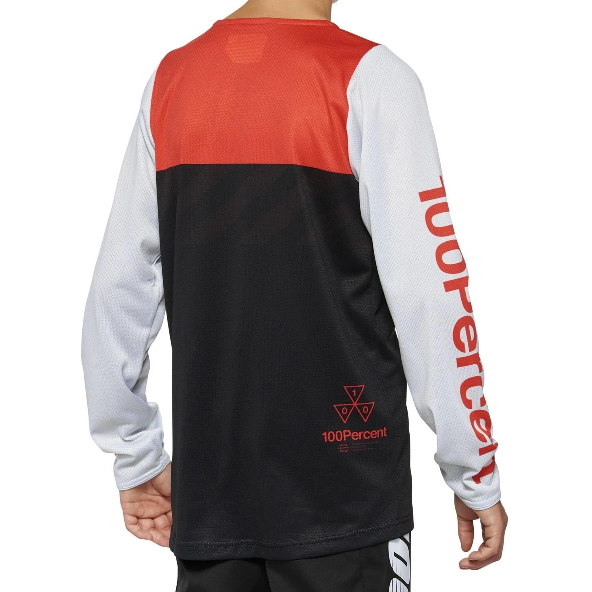 100% R-Core Youth Jersey Racer Black/Red