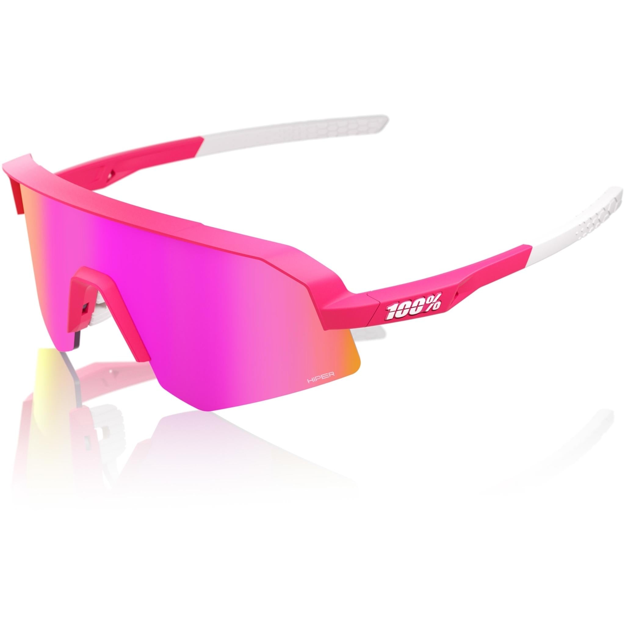 100% Slendale SL Sunglasses Pitaya - HiPER Vital Pink Mirror Lens