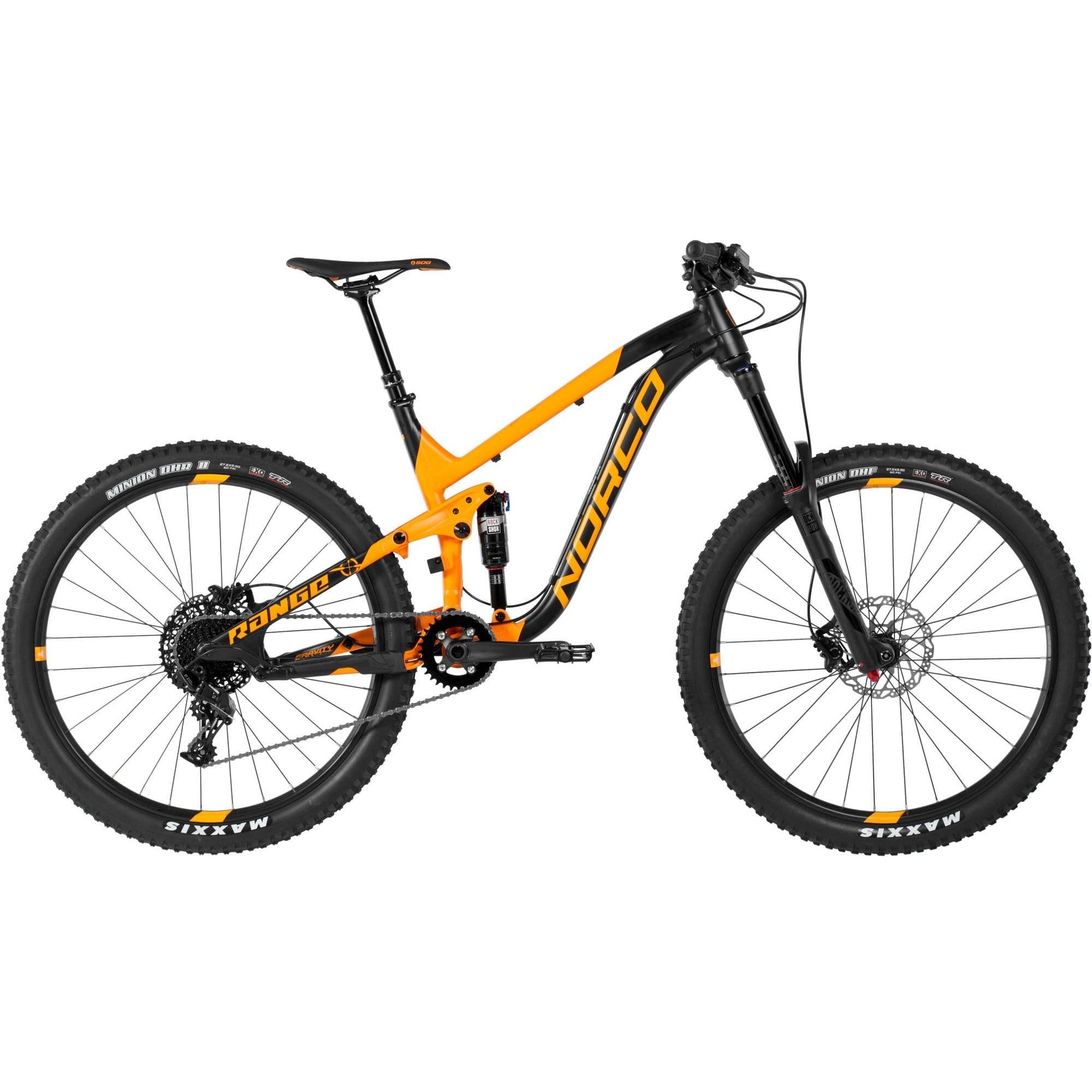 Norco Range A7.3 Mountain Bike Black/Orange (2017)