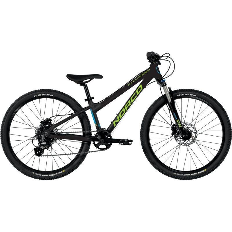 Norco Charger Kids Mountain Bike Black/Green – 99 Bikes - Main Image
