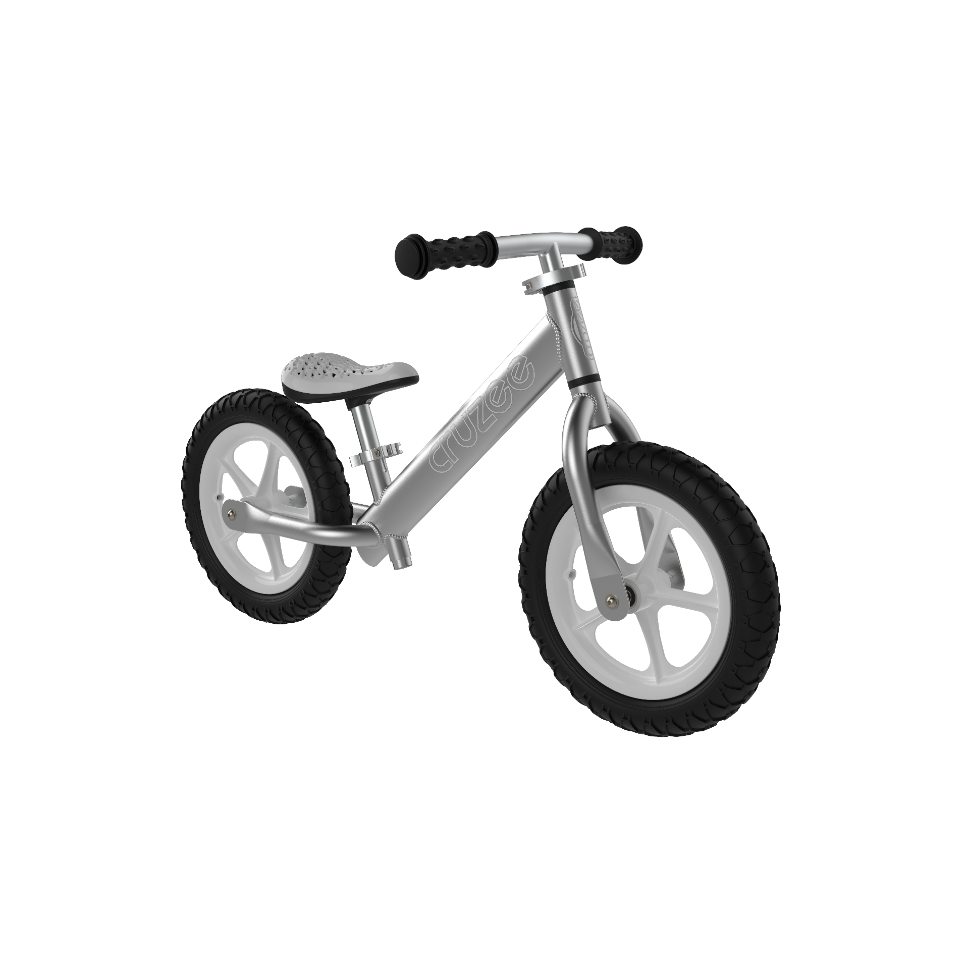 Cruzee 12'' Balance Bike Silver