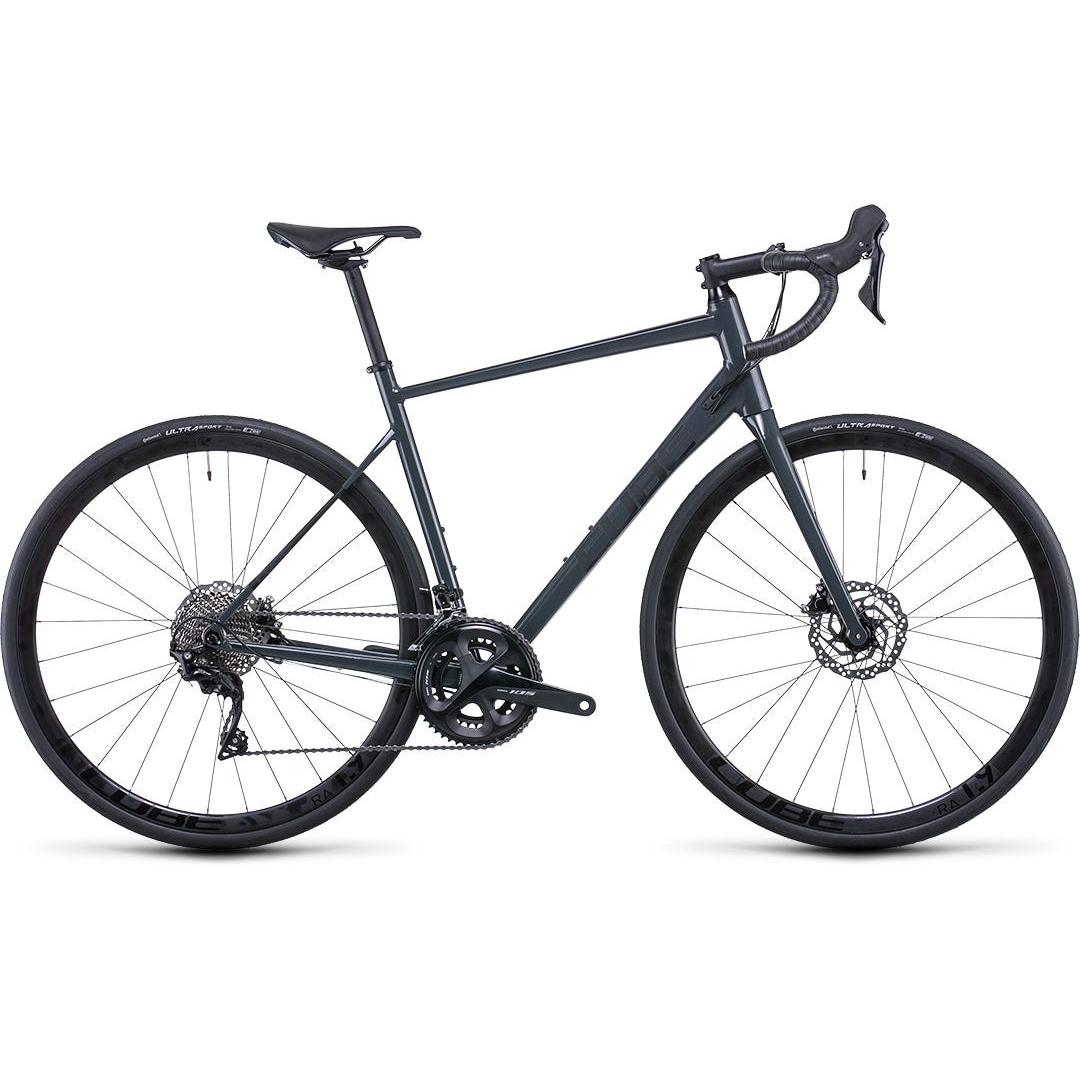 cube fahrrad sl road Cube Attain SL Road Bike Grey 'n' Black – 99 Bikes
