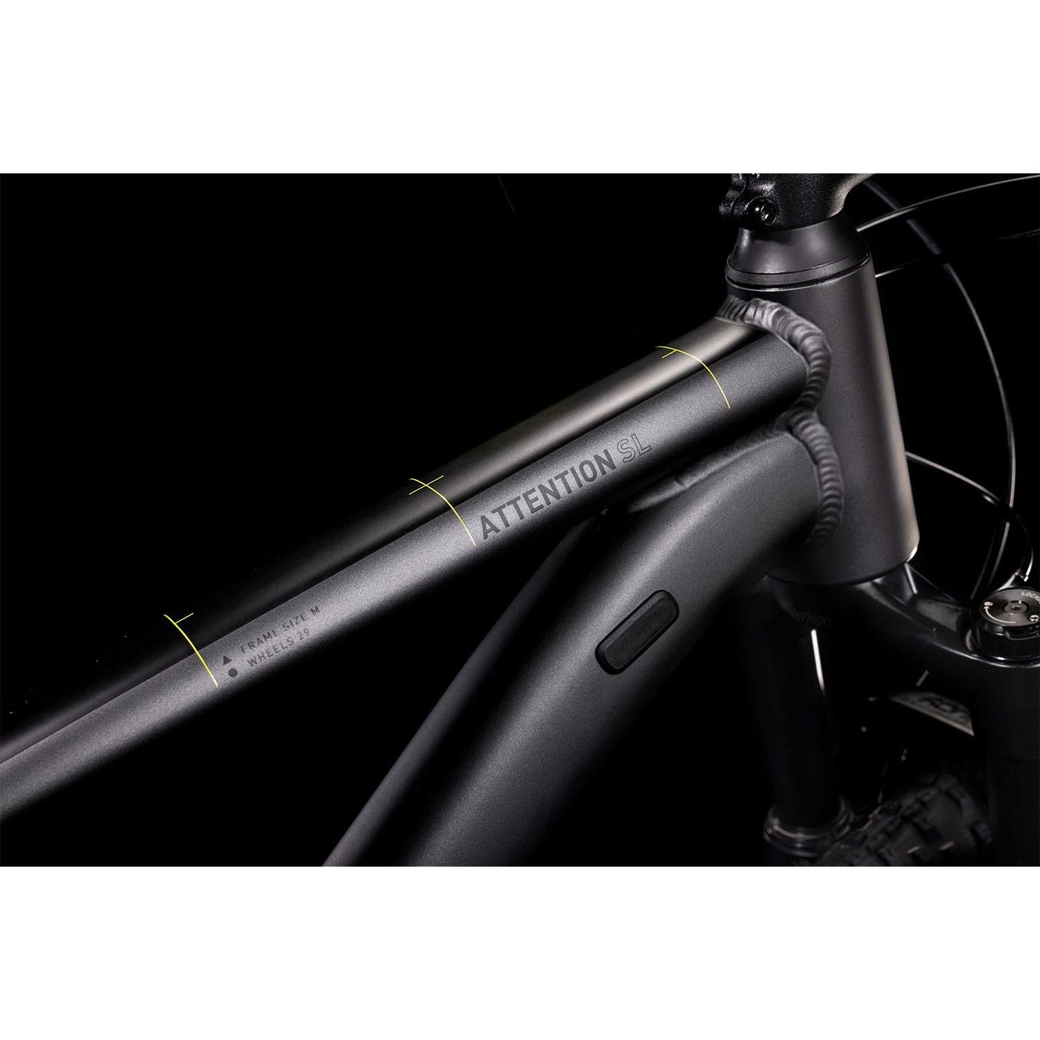 Cube Attention SL Grey Lime Hardtail Mountain Bike