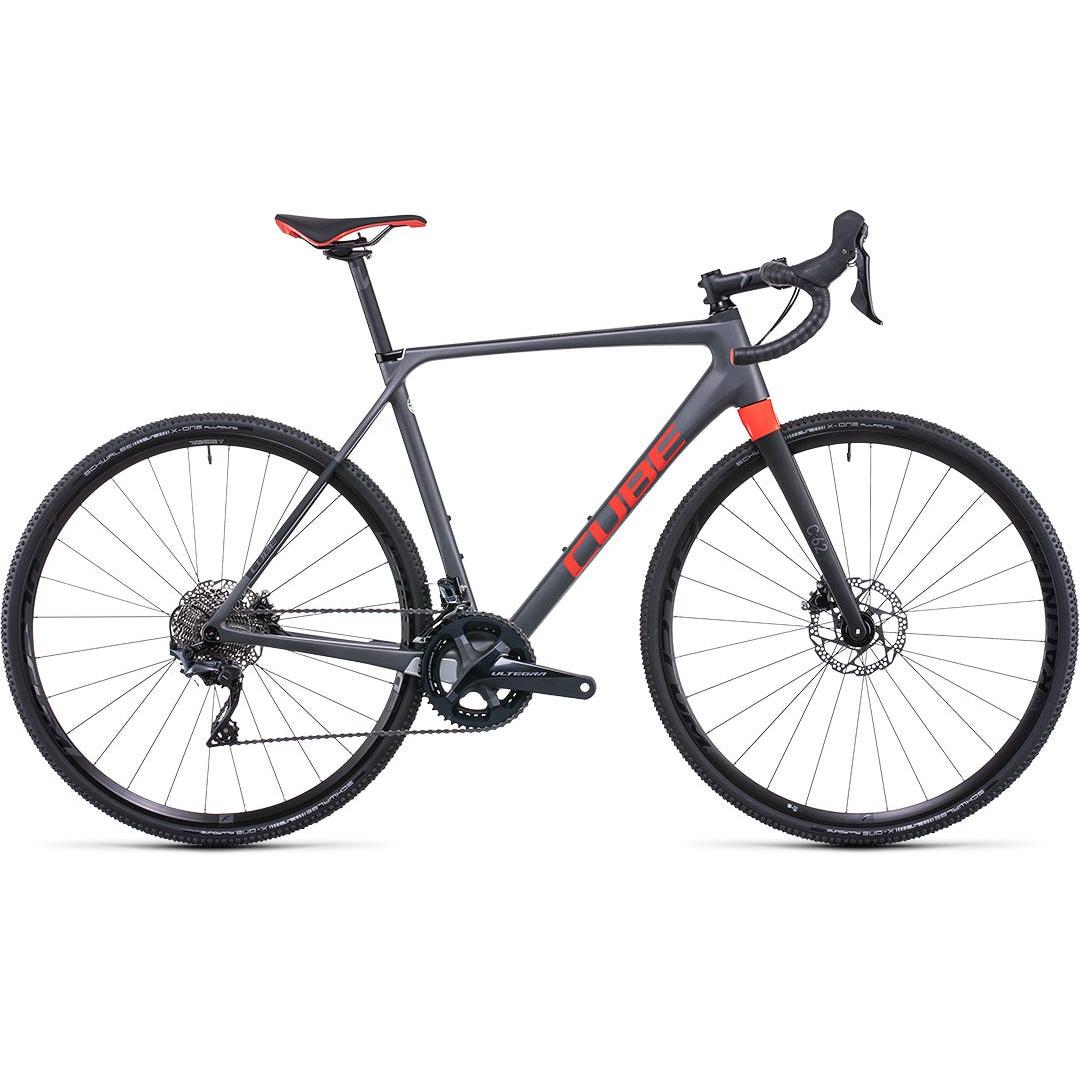 Cube Cross Race C:62 Pro Cyclocross Bike Grey 'n' Red – 99 Bikes