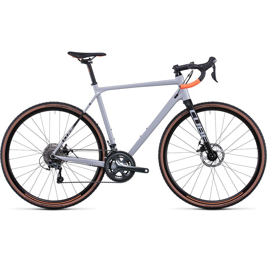 cube cross rennrad Cube Cross Race Cyclocross Bike Grey 'n' Orange – 99 Bikes