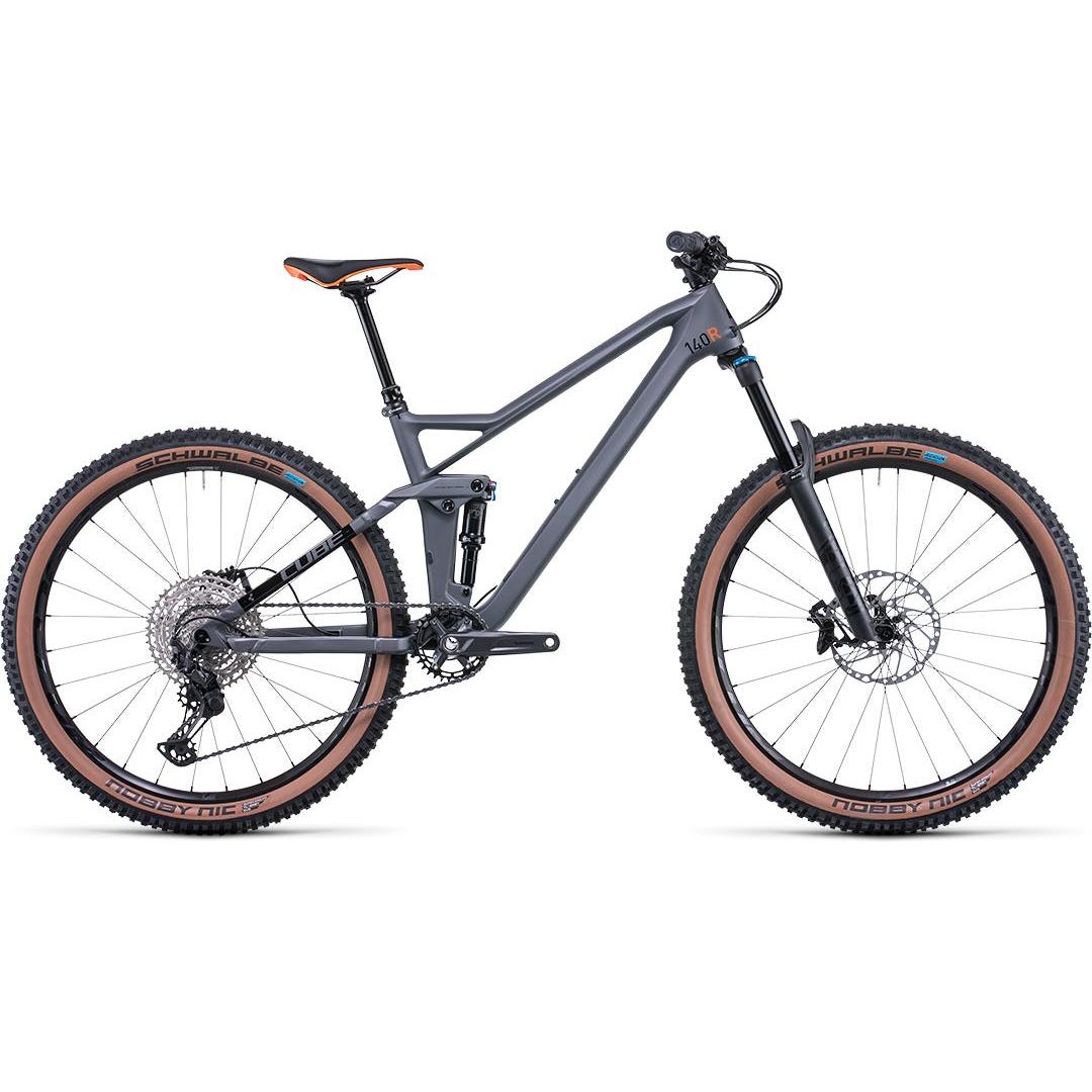 Cube Stereo 140 HPC Race Dual Suspension Mountain Bike Grey 'n