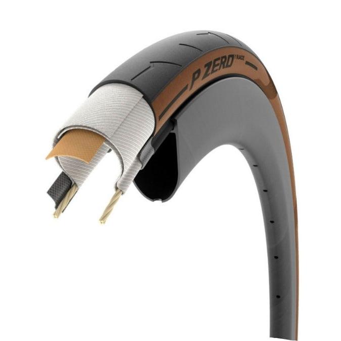 Pirelli P Zero Race Folding Tyre 700 X 28C Classic Tan Wall/ Black