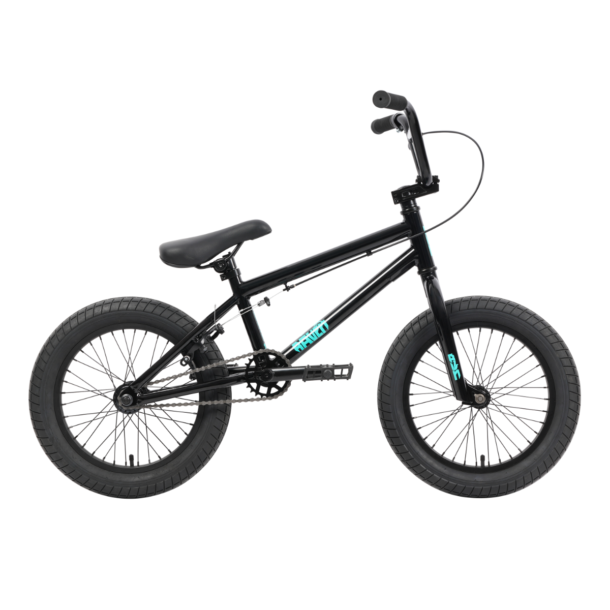 Raven Trickster 16inch BMX Bike Gloss Black – 99 Bikes