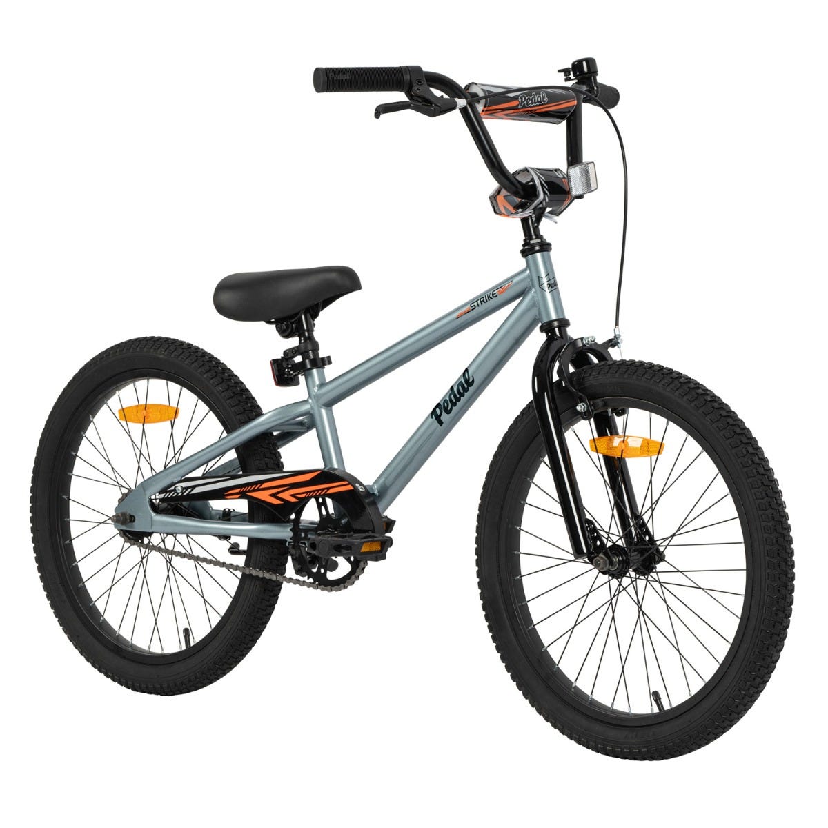 Pedal Strike 20'' Steel Kids Bike Silver