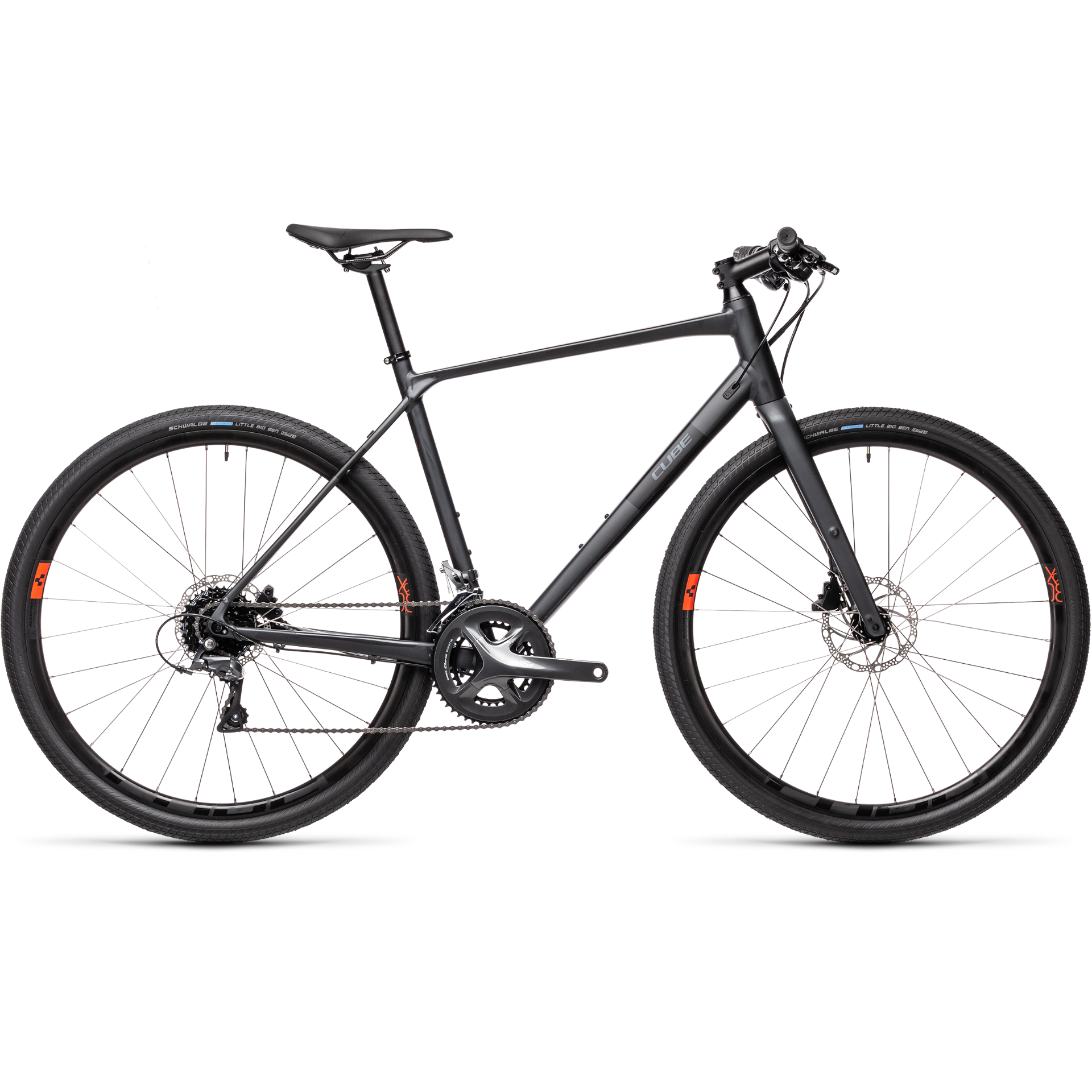 cube sl road gravel bike Cube SL Road Flat Bar Road Bike Iridium/Black