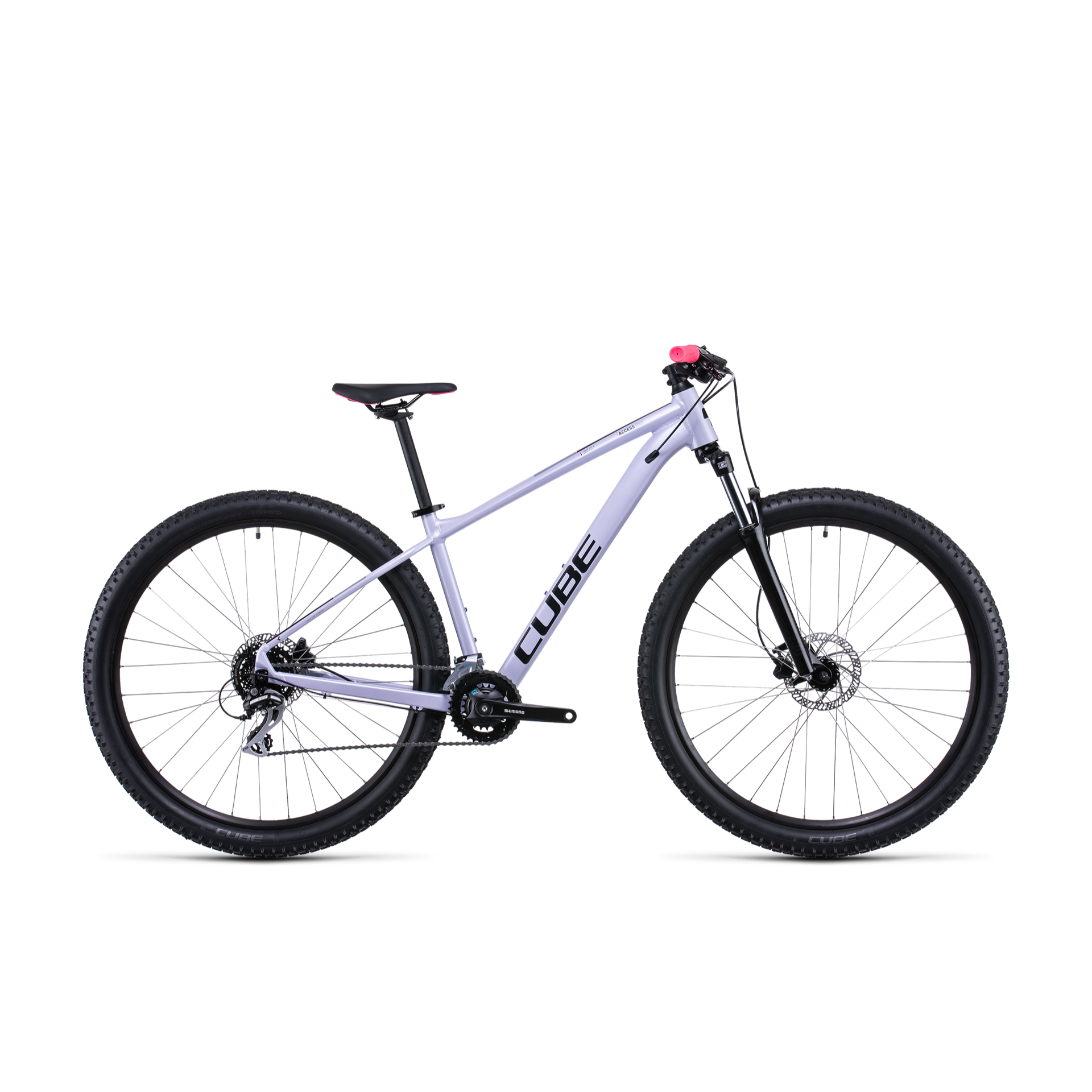 mountainbike access Cube Access EAZ Hardtail Mountain Bike Violetwhite Pink SM