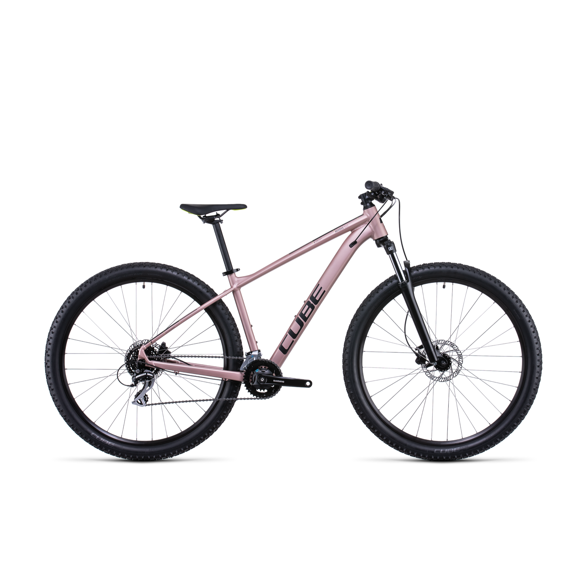 Cube Access EAZ Hardtail Mountain Bike Blushmetallic – 99 Bikes