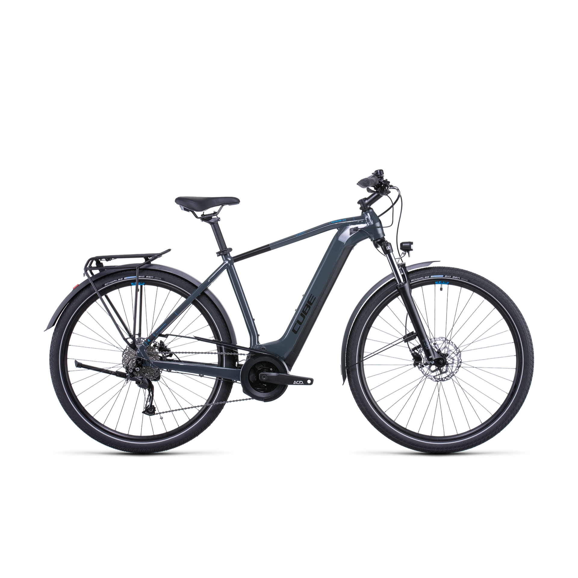 cube touring exc e bike Cube Touring Hybrid ONE 400 Hybrid Bike Grey 'n' Blue – 99 Bikes