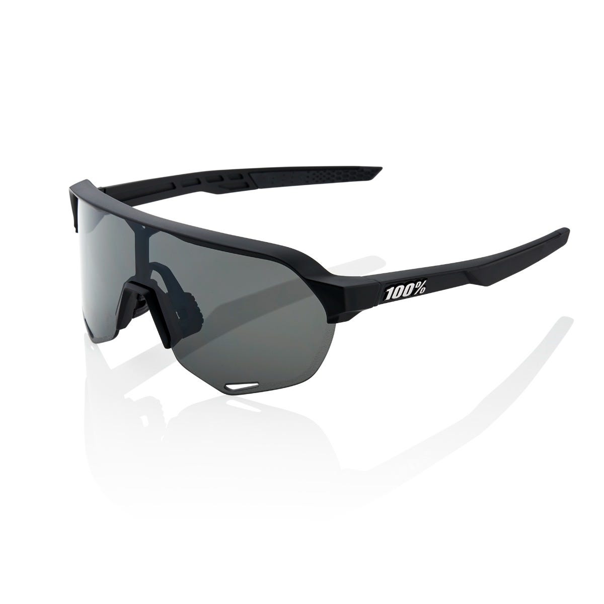 100% S2 Soft Tact サングラス 100% S2 Soft Tact Sunglasses Black with Smoke Lens – 99 Bikes