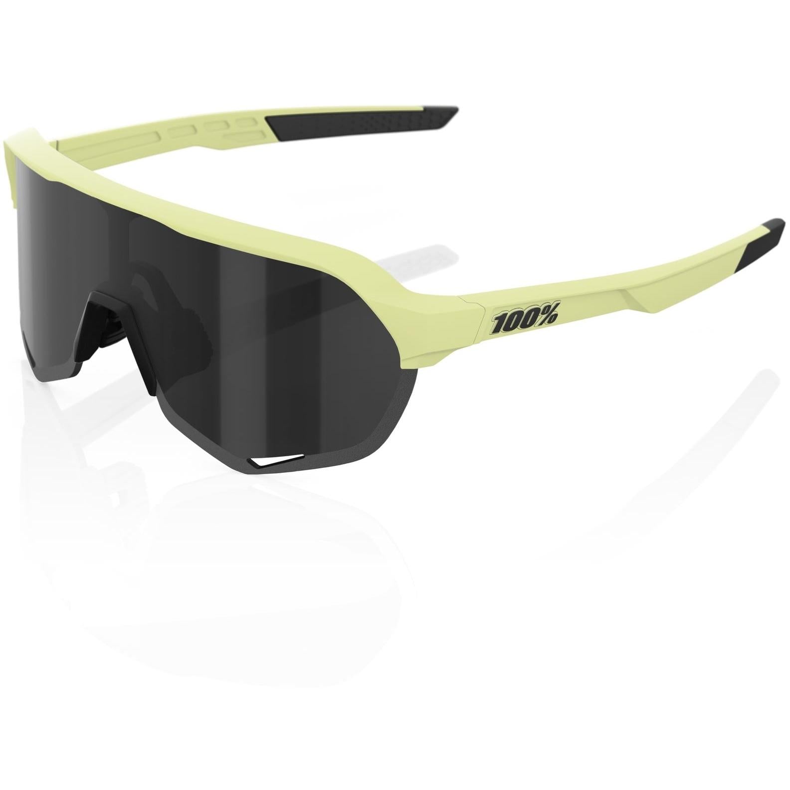 100% S2 Sunglasses Soft Tact Glow - Black Mirror Lens – 99 Bikes