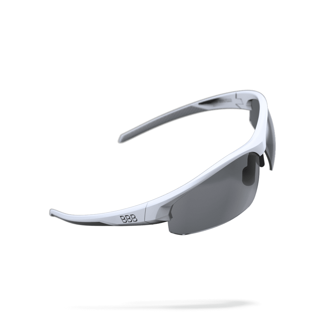 BBB Impress Sunglasses Matt White/Smoke Lenses