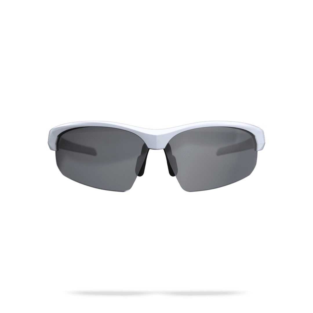 BBB Impress Sunglasses Matt White/Smoke Lenses