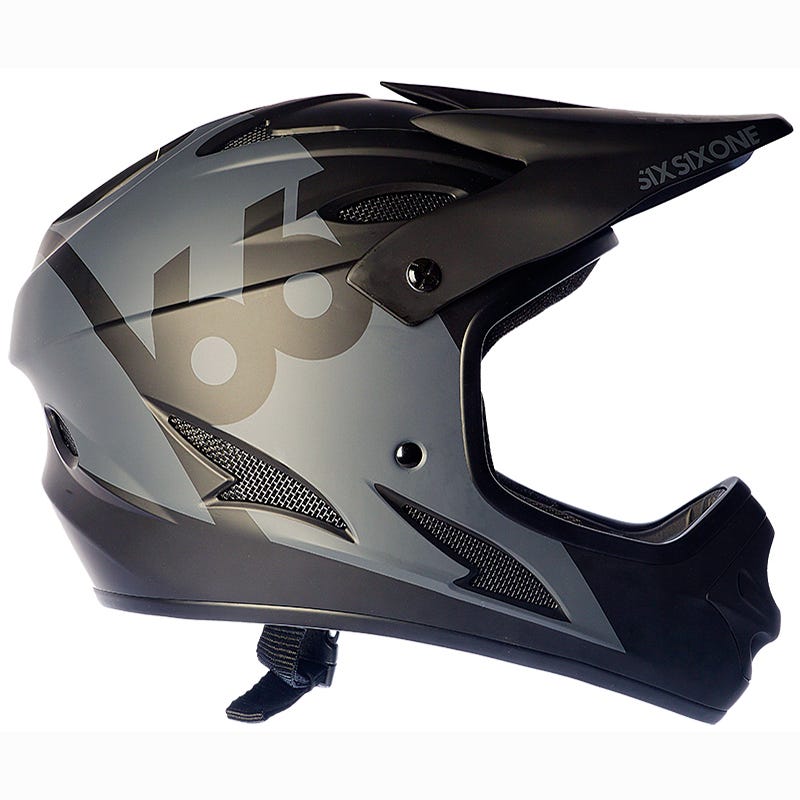 661 Comp Matte Black Fullface Helmet – 99 Bikes - Main Image
