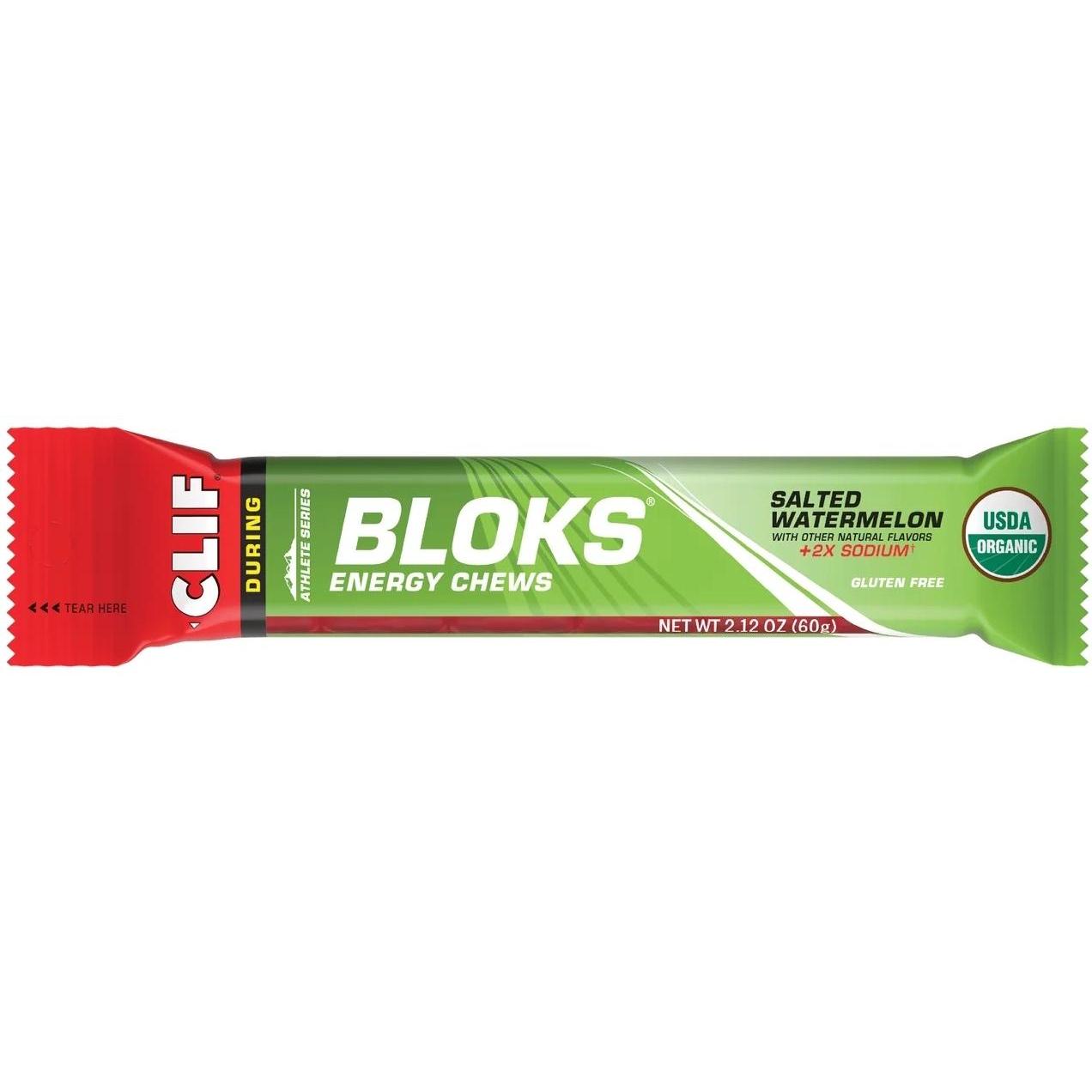 CLIF Bloks Salted Watermelon Energy Chews 60g