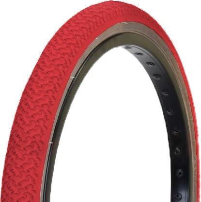 Kenda K55 BMX Tyre 20 x 1.75'' Red/Skin Wall