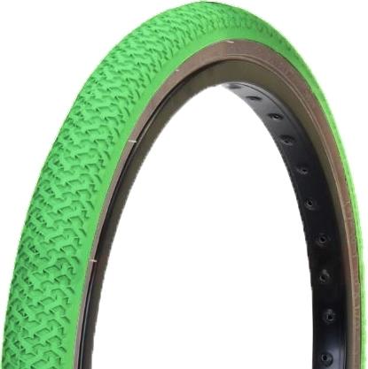 Kenda K55 BMX Tyre 20 x 1.75'' Green/Skin Wall
