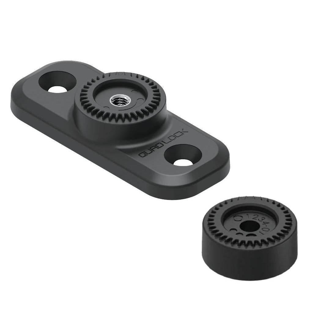 Quad Lock 360 Base-Flat Rectangle 2 Hole