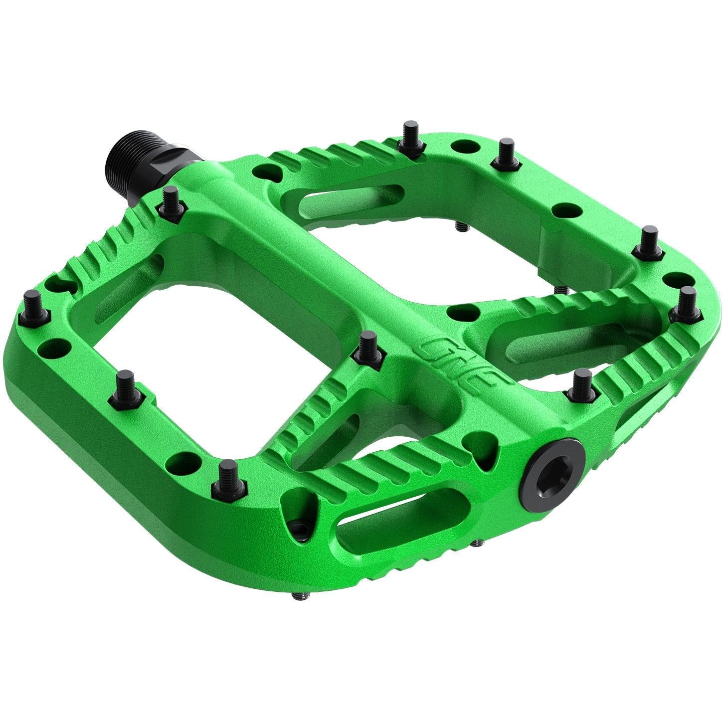 OneUp Components Composite Flat Pedals Green – 99 Bikes