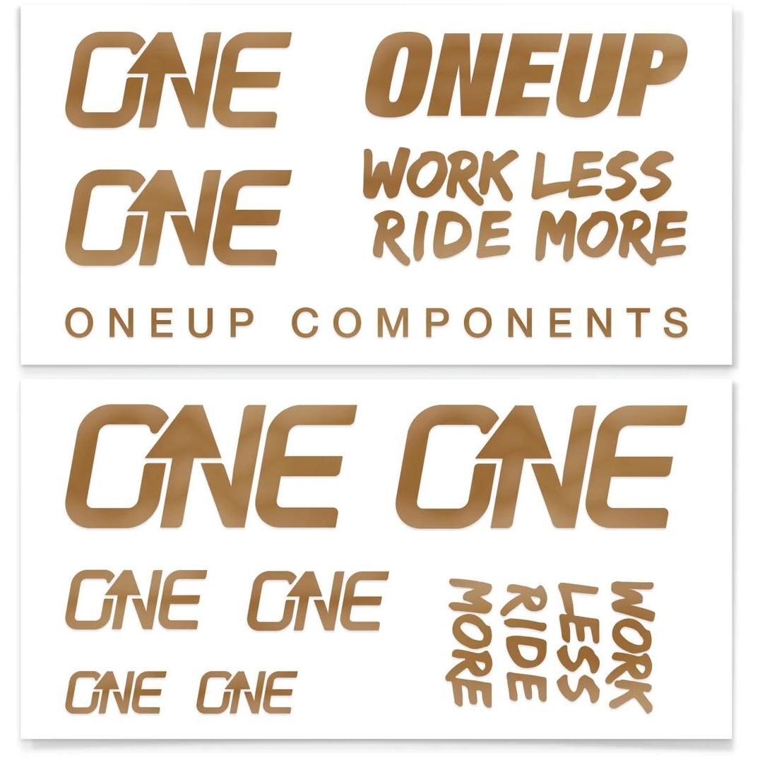 OneUp Components Handlebar Decal Kit Matte Bronze