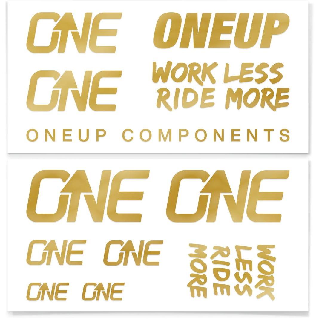 OneUp Components Handlebar Decal Kit Gold
