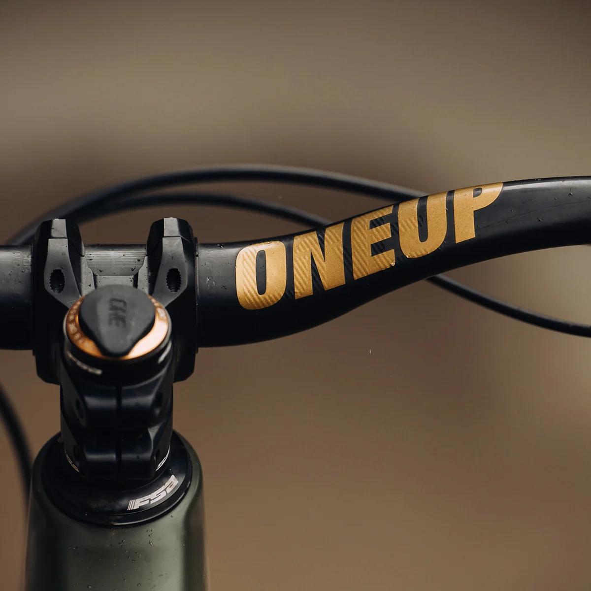 OneUp Components Handlebar Decal Kit Gold