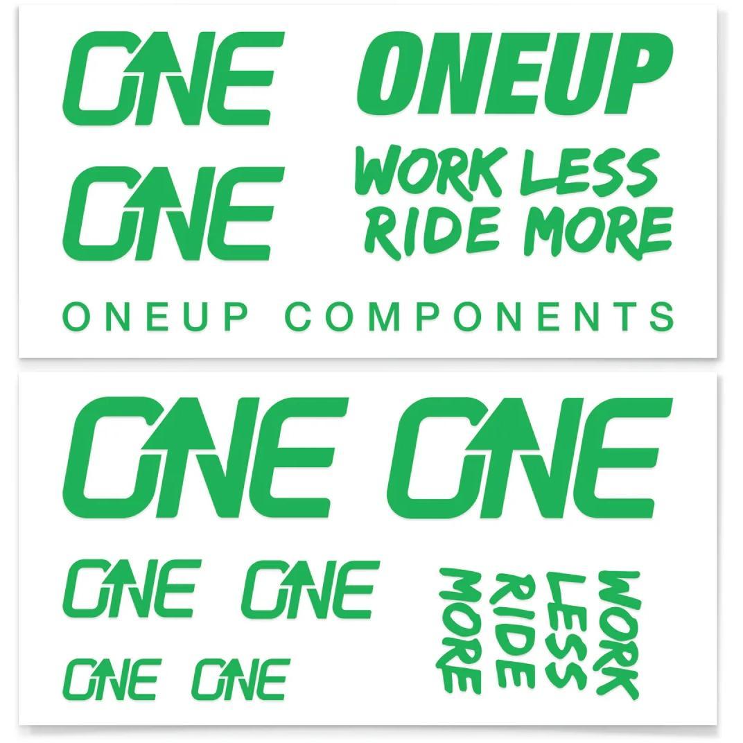 OneUp Components Handlebar Decal Kit Green