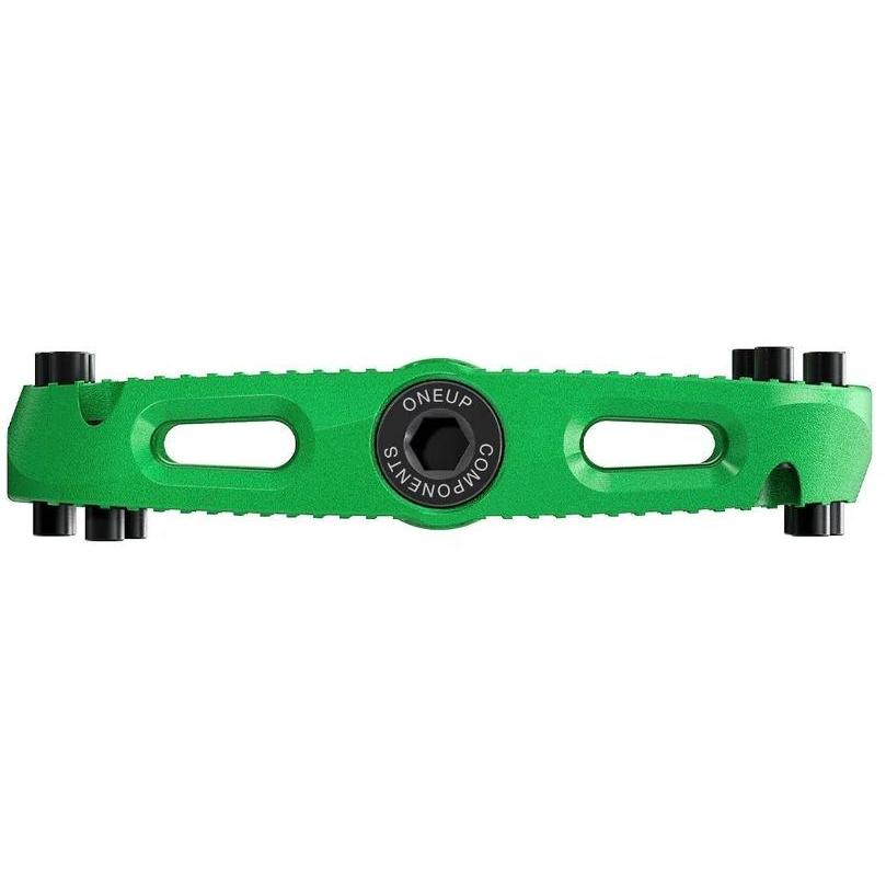 OneUp Components Composite Flat Pedals Small Green