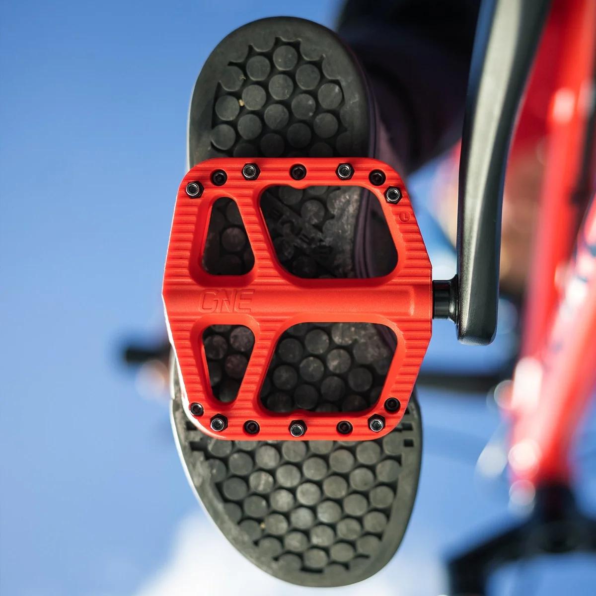 OneUp Components Composite Flat Pedals Small Red