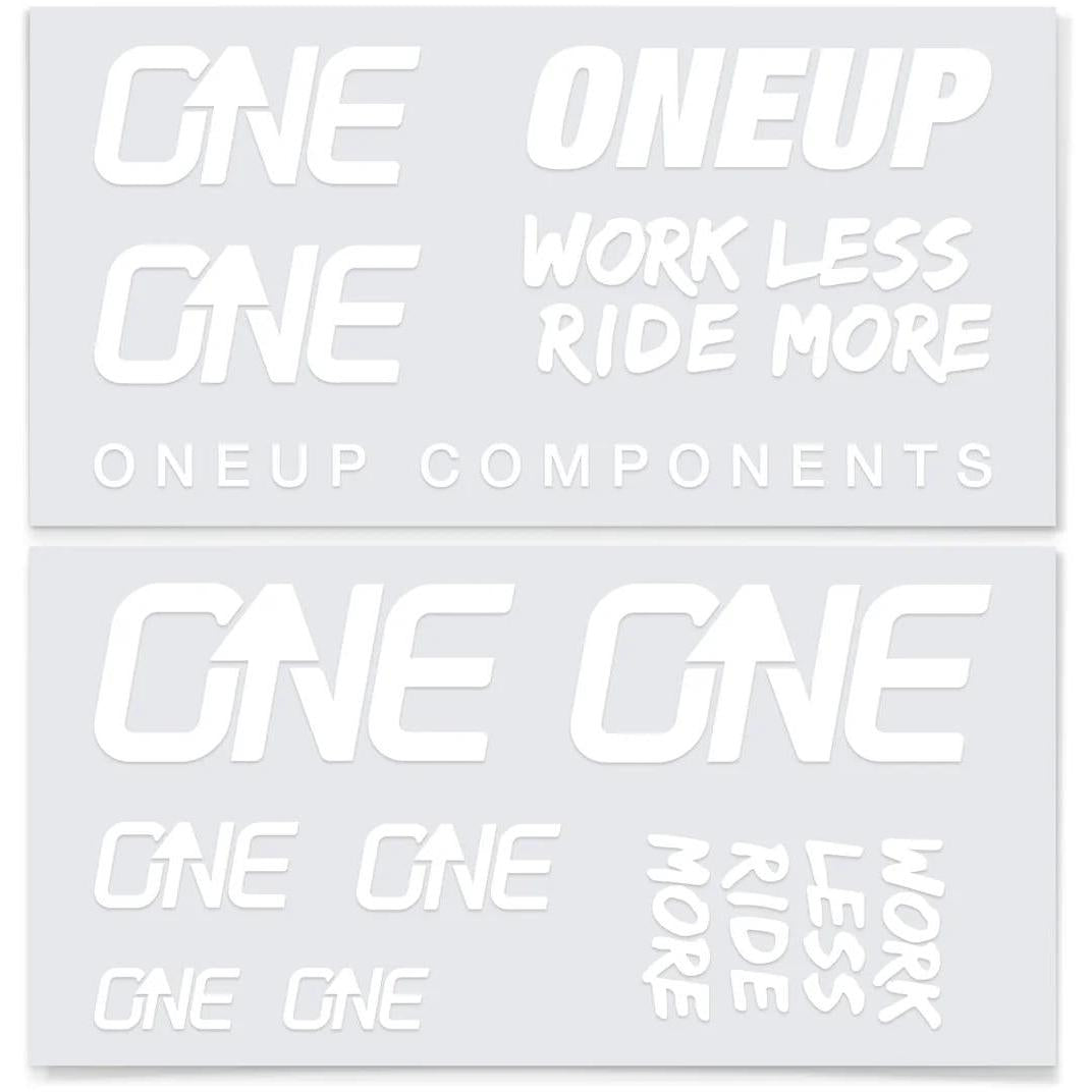 OneUp Components Handlebar Decal Kit White