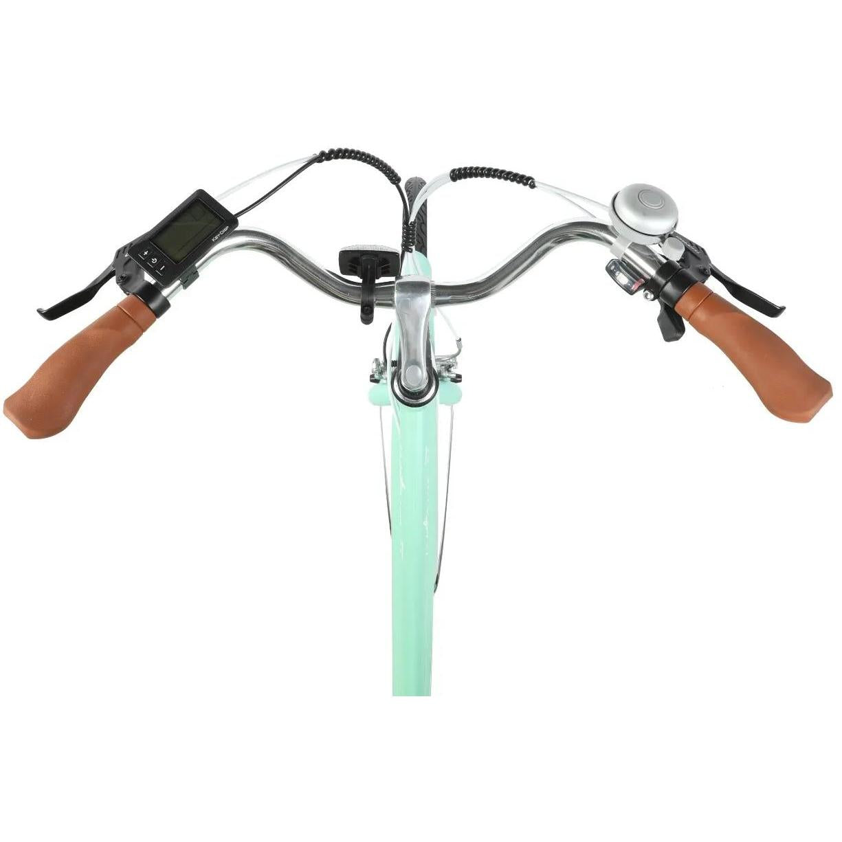 Pedal Uptown SL Electric Vintage Cruiser Bike 7-Speed Mint Green