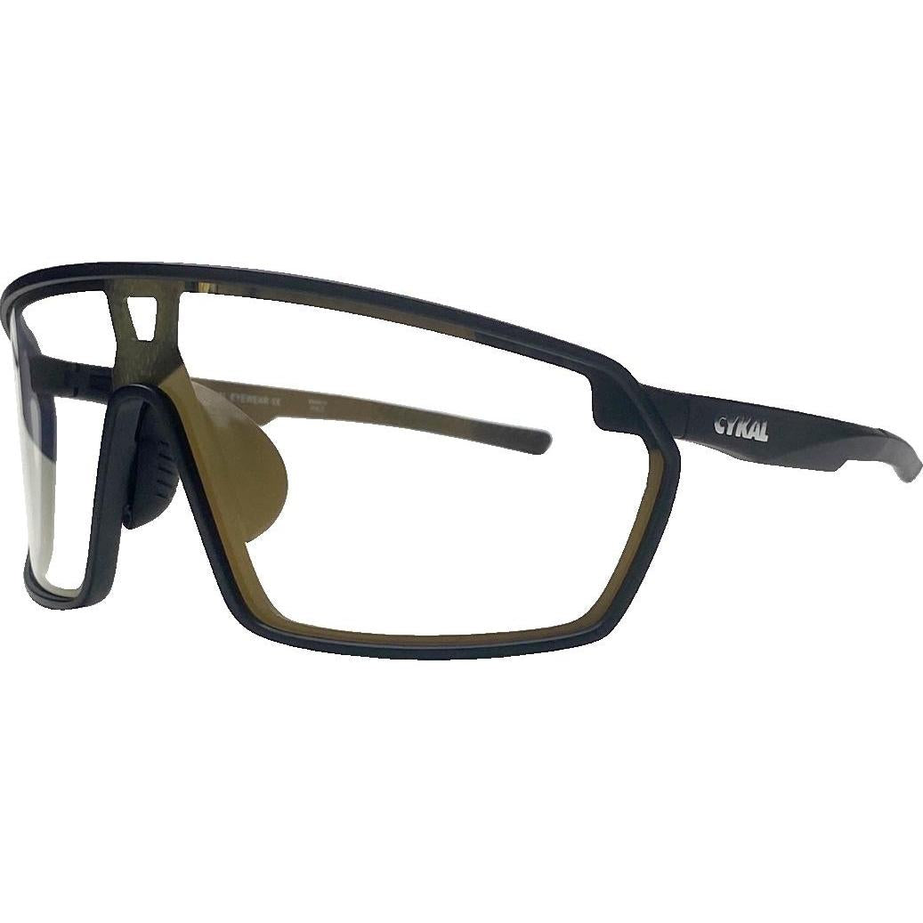 Cykal Handle Bar Sunglasses Matte Black - Photochromic Gold Lens
