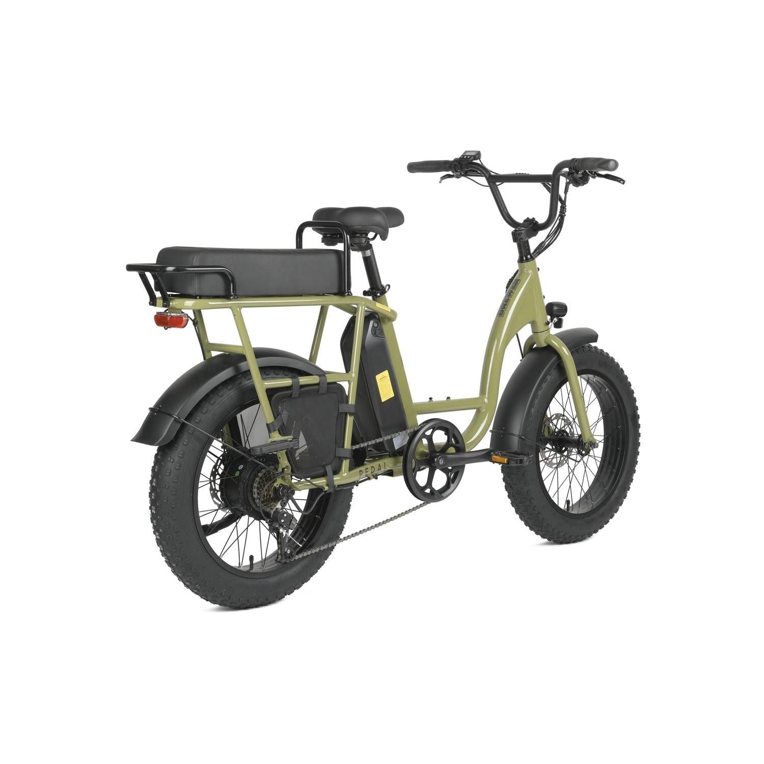 Pedal Brewer Electric Cruiser Bike Green 560Wh