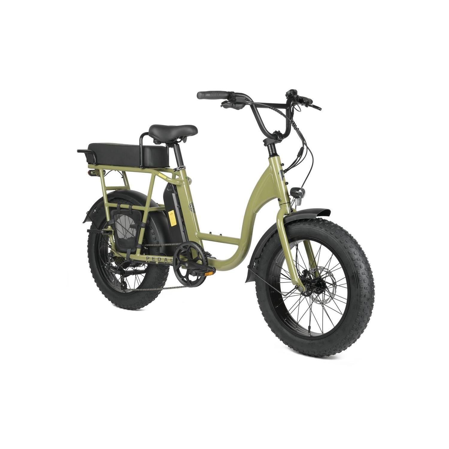 Pedal Brewer Electric Cruiser Bike Green 560Wh