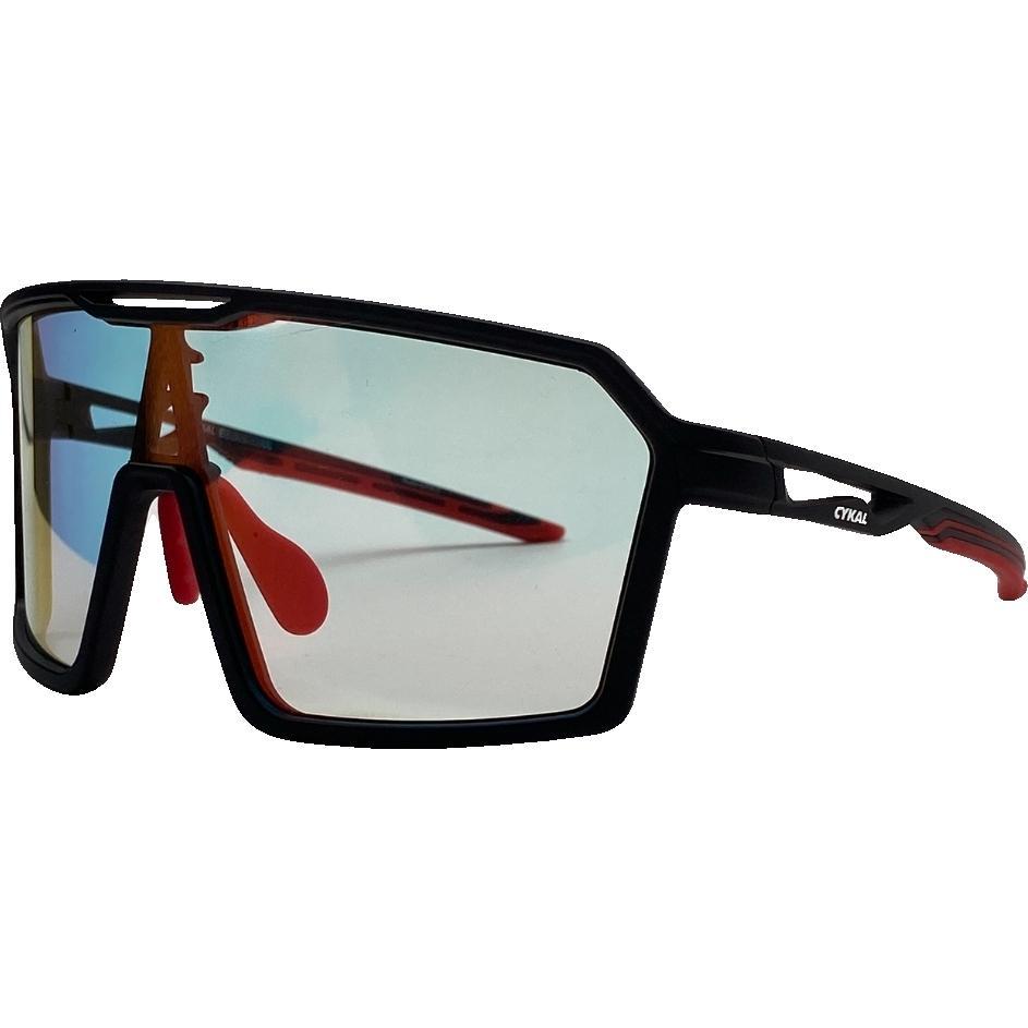Cykal Decline Sunglasses Matte Black - Red Photochromic Lens