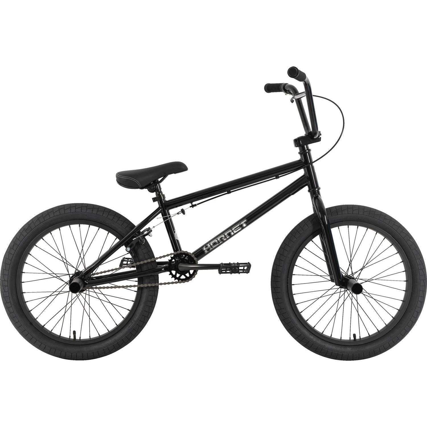 Pedal Hornet 20'' Kids BMX Bike Gloss Black – 99 Bikes