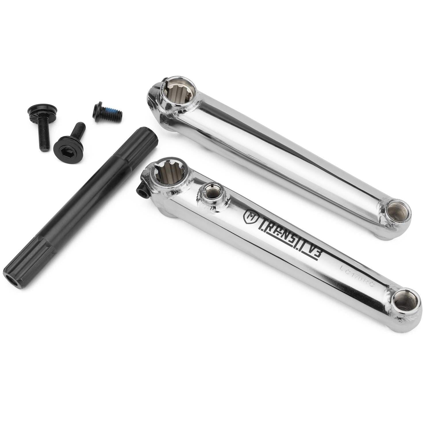 Mission Transit V3 BMX Crankset 170mm Chrome